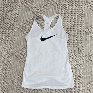 Nike Dri-Fit Women's White Tank Top XS
